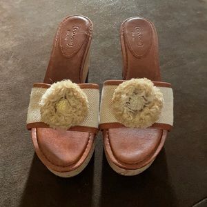 Coach Jasmin wedge sandals